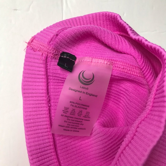 Lazuli Label LARGE Scrunch Seamless Ribbed Contour Shorts - Picture 11 of 11